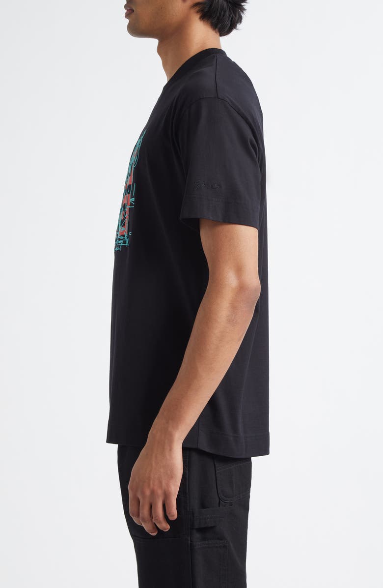 Givenchy Regular Fit 4G Logo Graphic T-Shirt, Alternate, color, Black