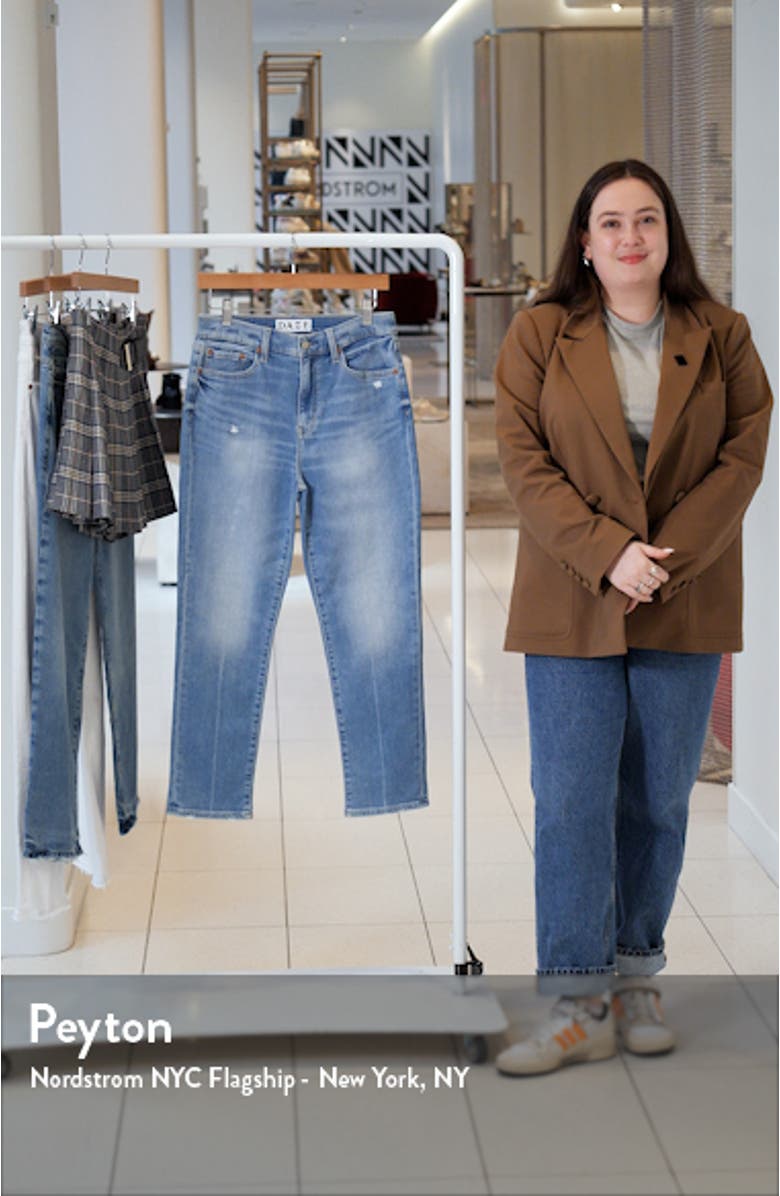 Daily Driver High Waist Crop Slim Fit Jeans, sales video thumbnail