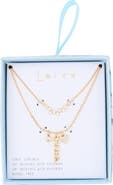 Leith Set of 2 Mama Cluster Charm Necklaces