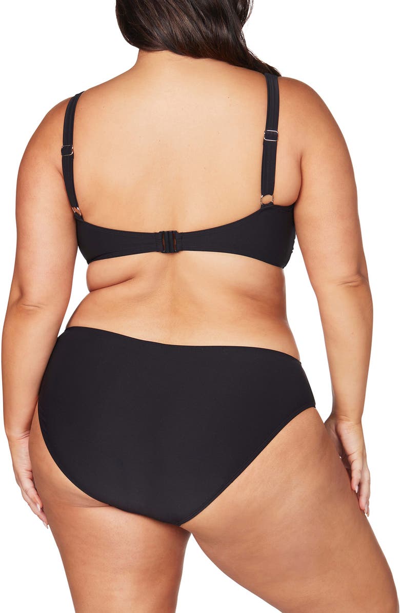 Artesands Hues Delacroix Cross Front D-Cup & Up Bikini Top, Alternate, color, 