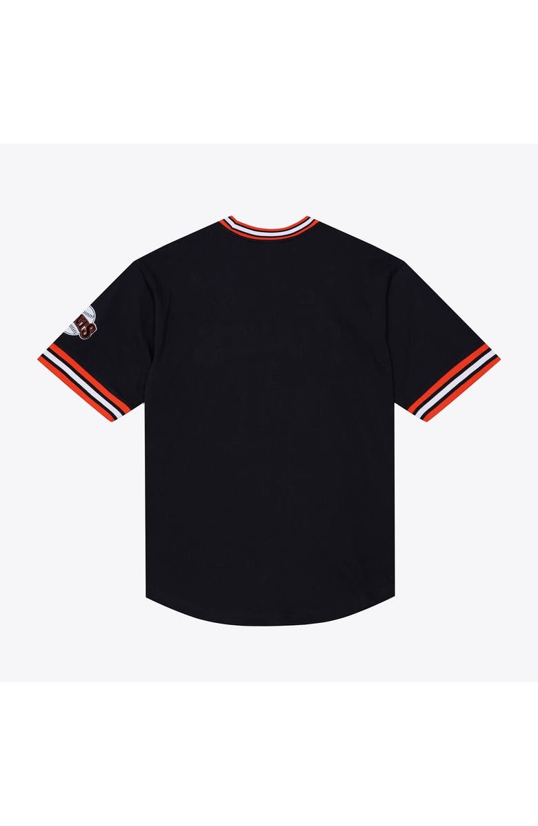 Mitchell & Ness Men's Mitchell & Ness Black San Francisco Giants Wild Pitch Ringer T-Shirt, Alternate, color, Black
