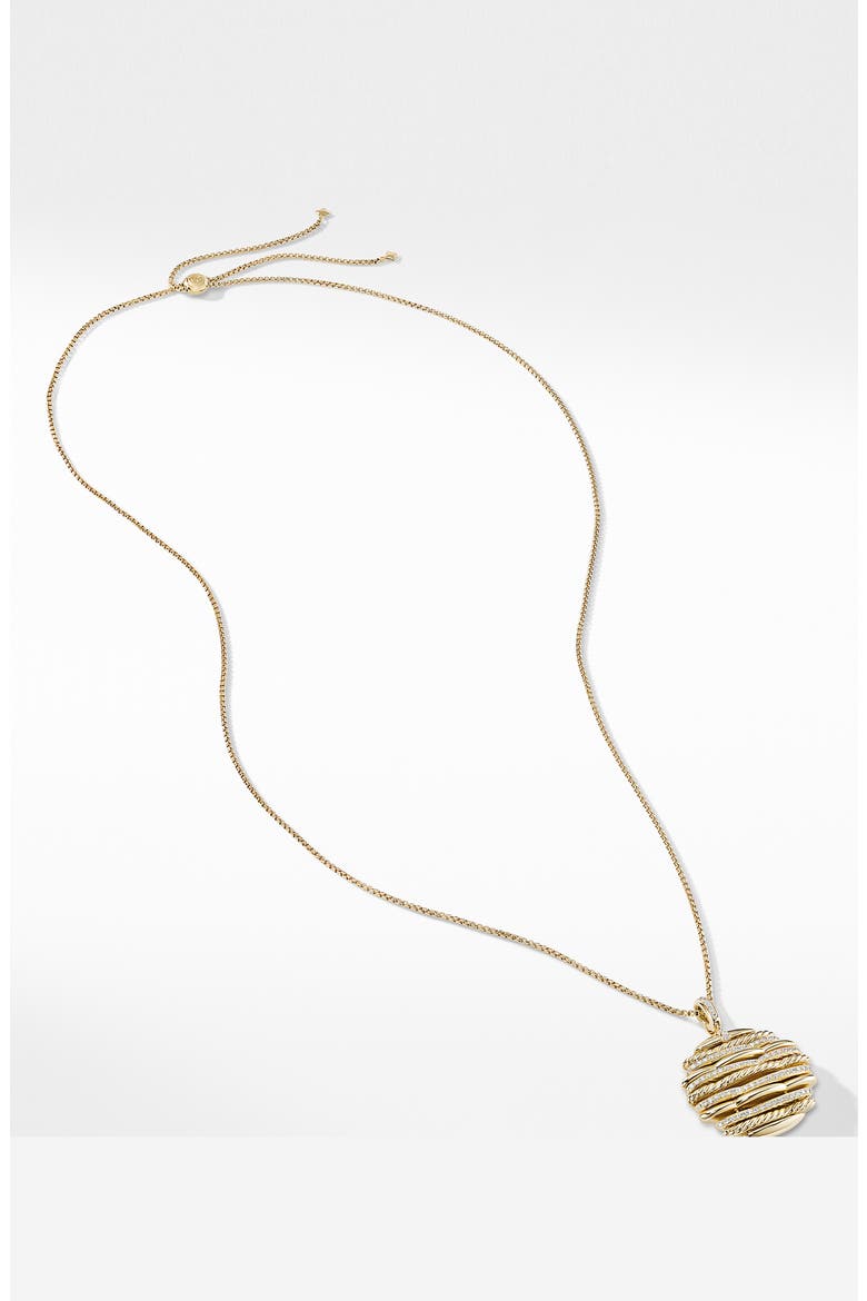 Tides Pendant Necklace in 18K Yellow Gold with Diamonds, Alternate, color, GOLD/ DIAMOND