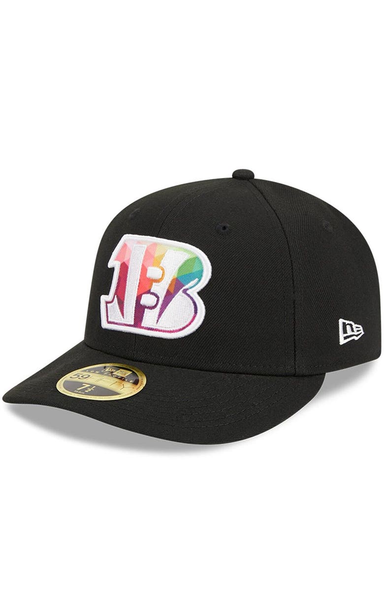 New Era Men's New Era Black Cincinnati Bengals 2023 NFL Crucial Catch Low Profile 59FIFTY Fitted Hat, Main, color, Black