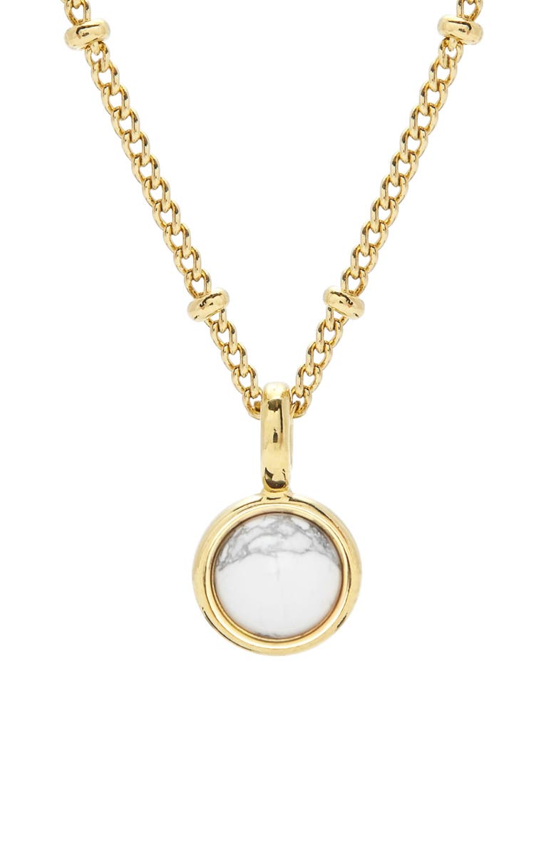 Brook and York Nola Stone Pendant Necklace, Alternate, color, Gold
