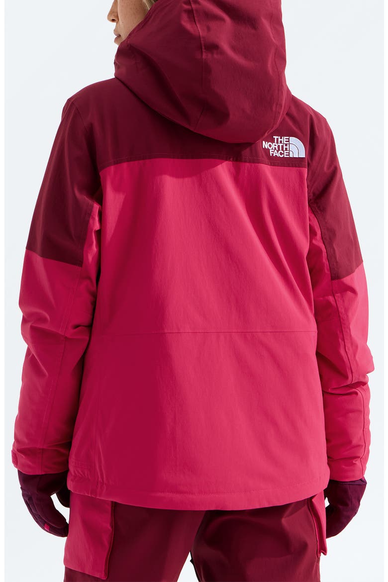 Freedom Insulated Waterproof Hooded Jacket, Alternate, color, LALI GURAN/ BURGUNDY CRUSH