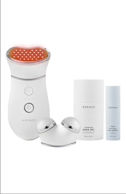 TRINITY+ Microcurrent Facial Toning Device with LED Red Light Attachment