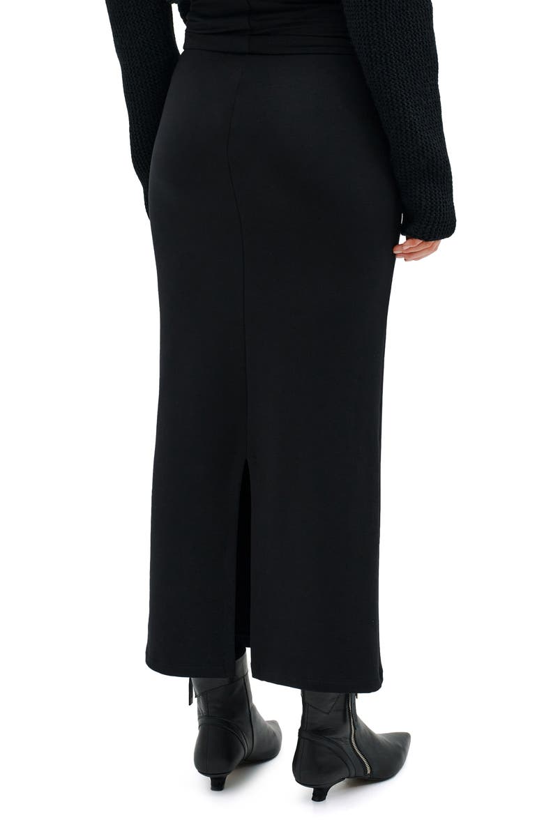 Marcella Belmont Midi Skirt, Alternate, color, Black