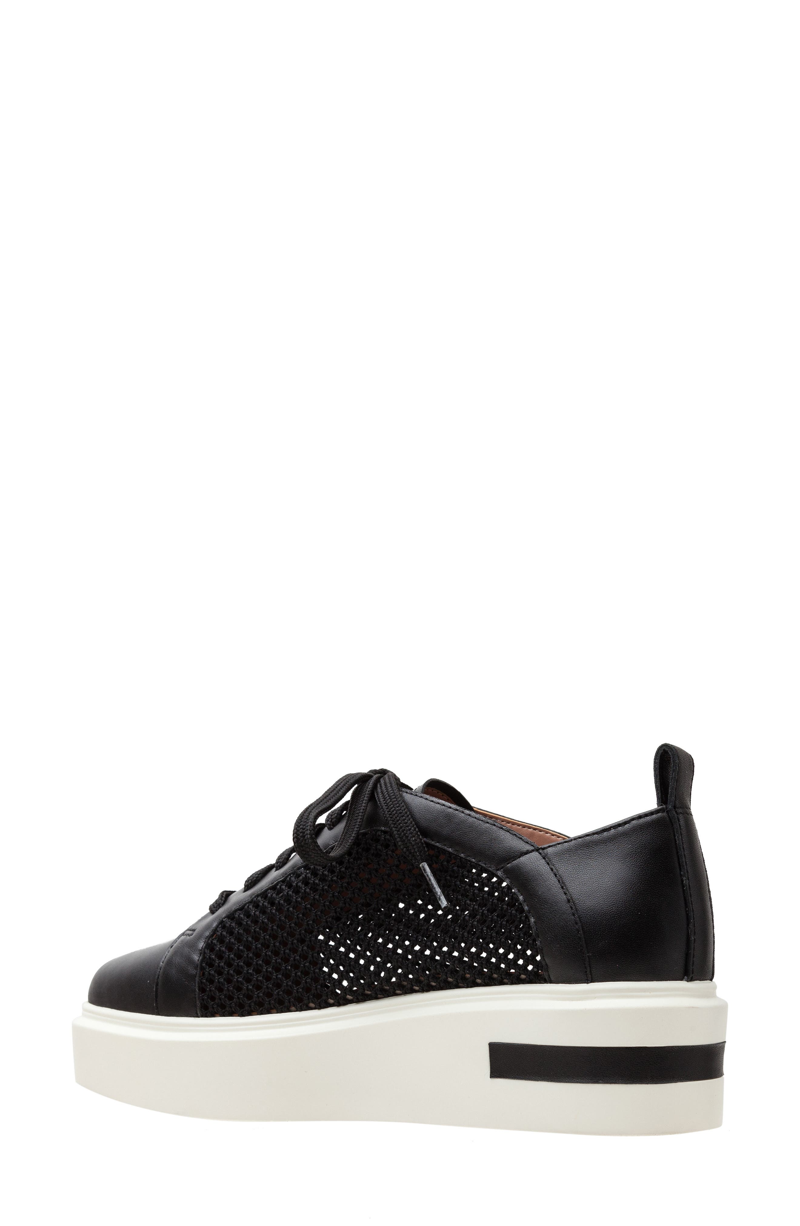Linea Paolo Kosta Platform Sneaker, Alternate, color, Black
