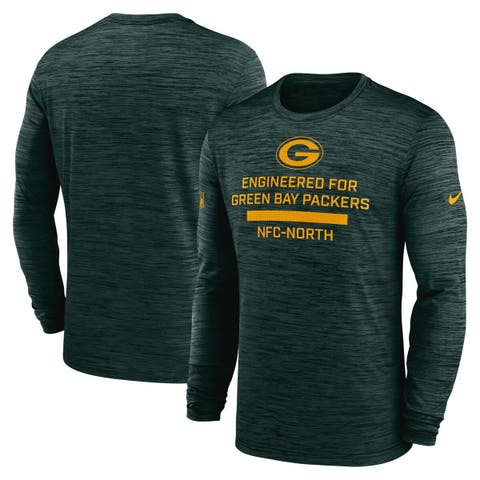 Men's Nike Green Green Bay Packers Sideline Velocity Performance Long Sleeve T-Shirt