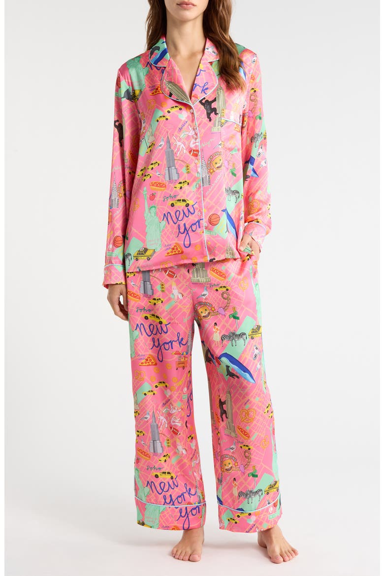 City That Never Sleeps Pajamas, Main, color, LIGHT PINK