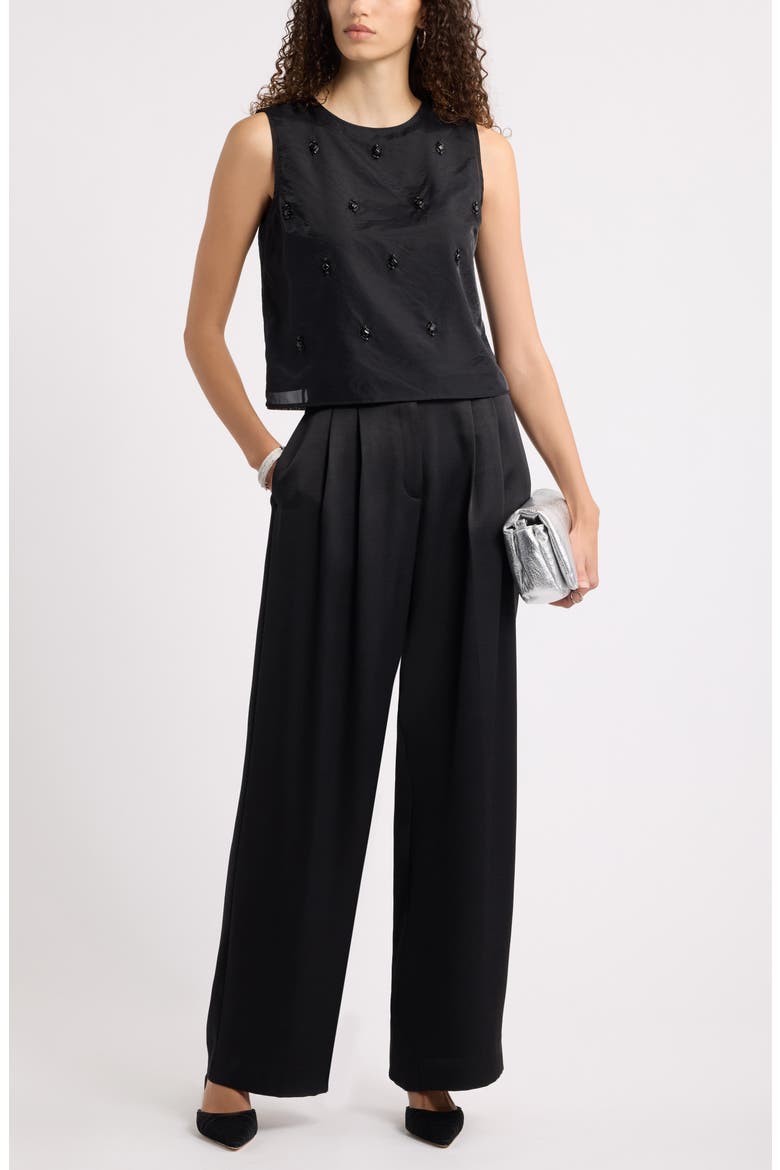 Embellished Tank, Alternate, color, BLACK