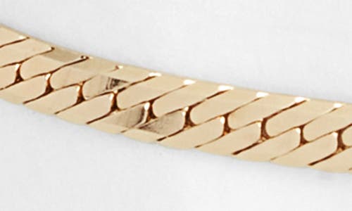 Child Of Wild Sicily Herringbone Chain Choker In Gold