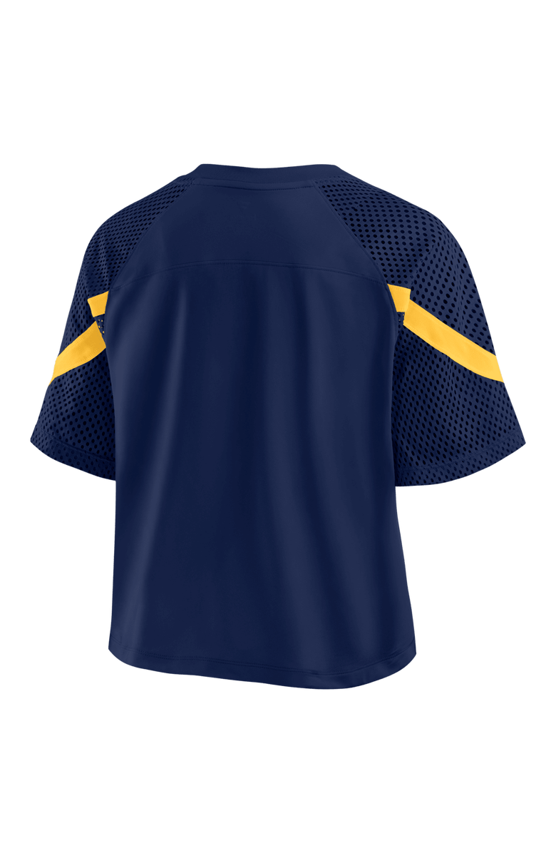 FANATICS Women's Fanatics Navy Cal Bears Oversized Raglan V-Neck Fashion Jersey, Alternate, color, Navy