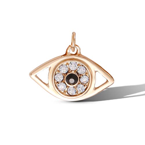 Jessica Simpson Evil Eye Bangle Bracelet In Gold