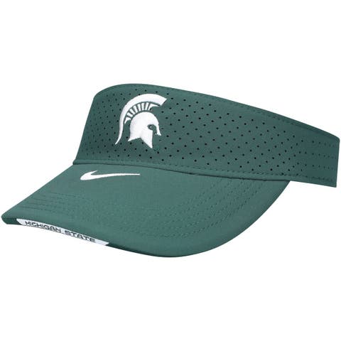 Men's Nike Green Michigan State Spartans 2021 Sideline Performance Visor