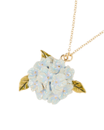 Fable England Enamel Hydrangea Necklace
