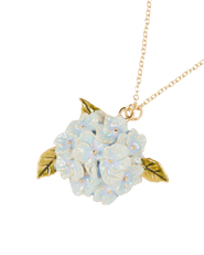 Fable England Enamel Hydrangea Necklace