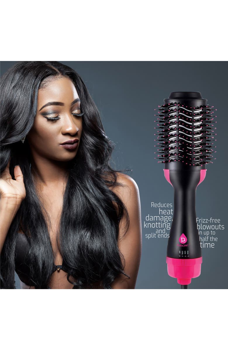 PURSONIC One Step Hair Dryer & Volumizer Brush, Alternate, color, Black