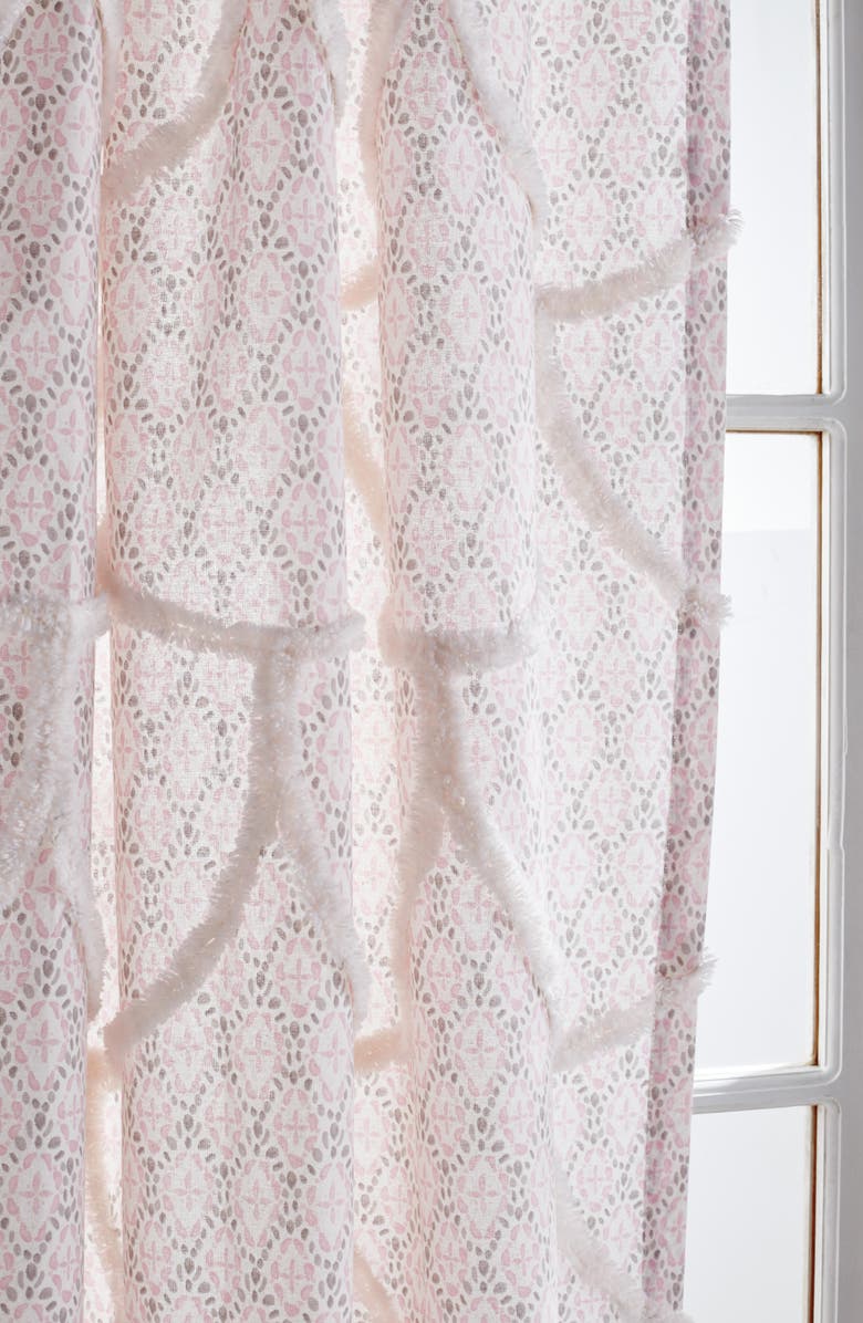 Peri Home Chenille Scallop Single Curtain Panel, Alternate, color, 
