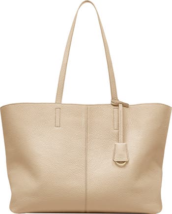 MAISON de SABRÉ Large Leather Zipped Soft Tote | Nordstrom