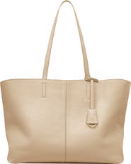 MAISON de SABRÉ Large Leather Zipped Soft Tote
