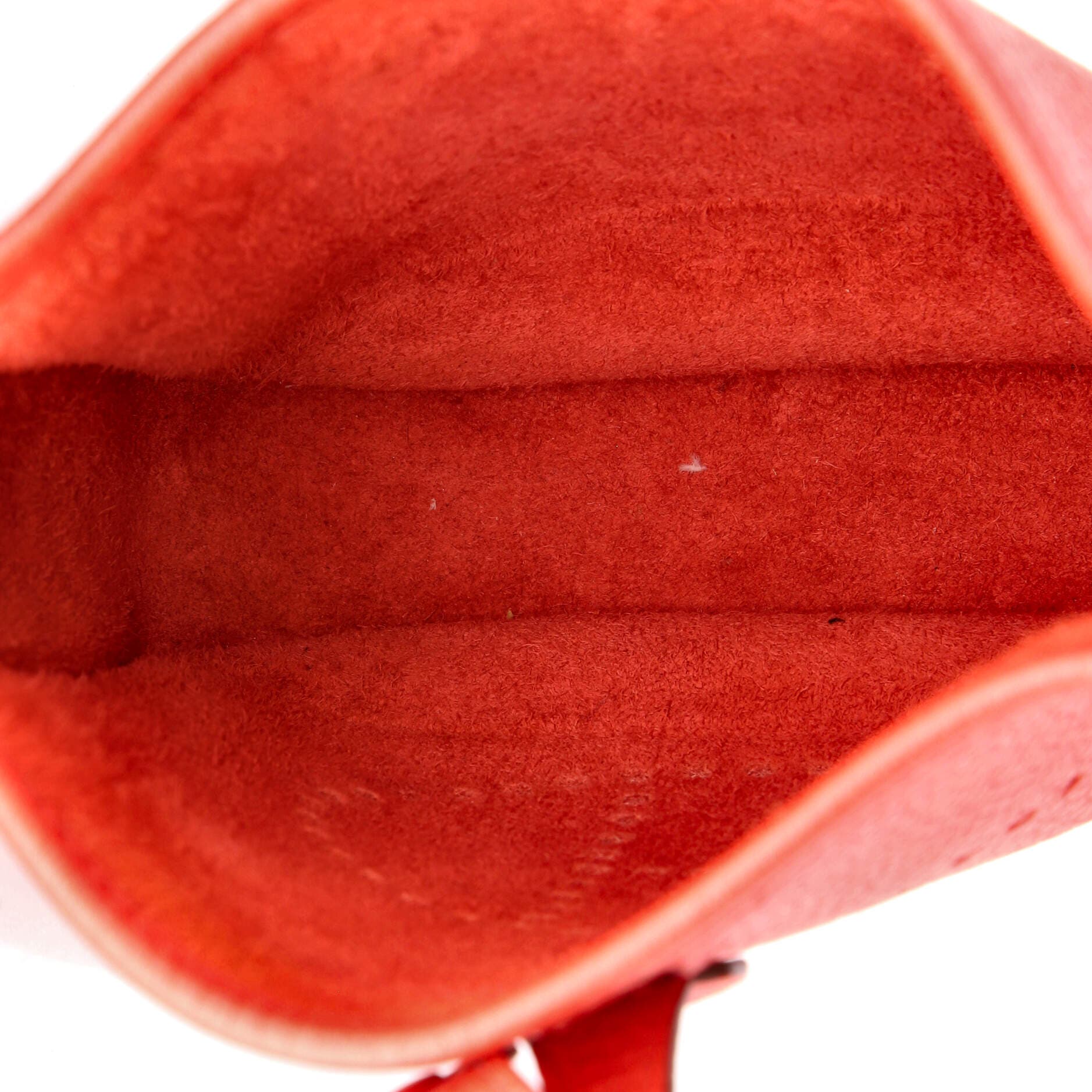 Pre-Owned Hermes Evelyne Bag Gen III Clemence TPM, Alternate, color, Rouge Pivoine