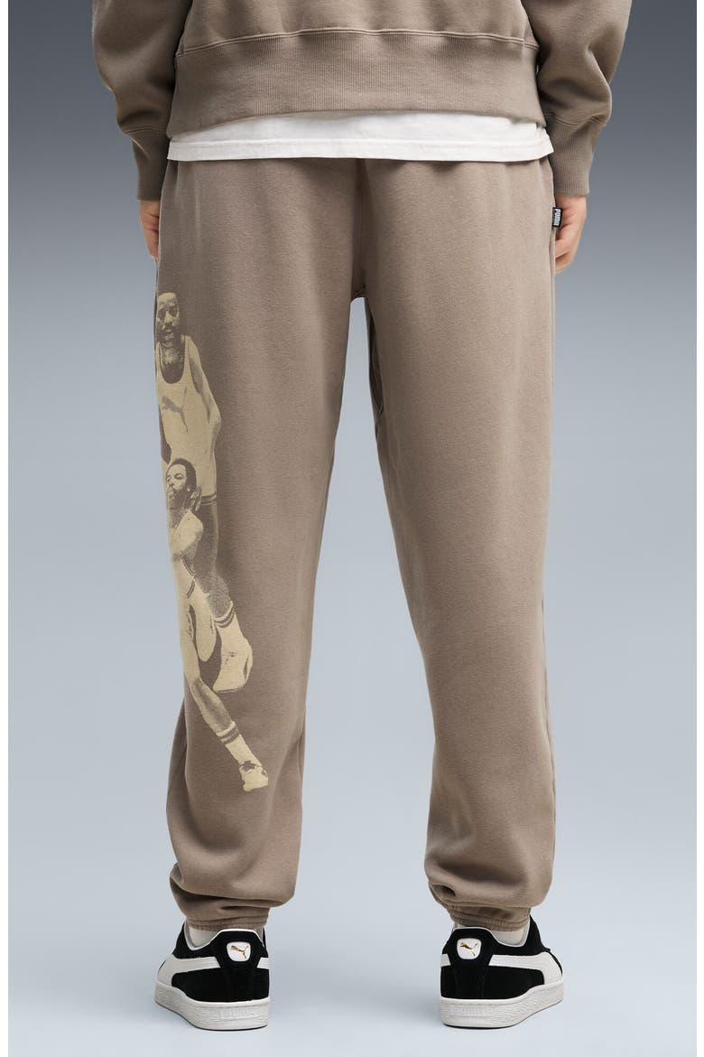 Memory Lane Cotton Blend Sweatpants, Alternate, color, MOUSE GRAY