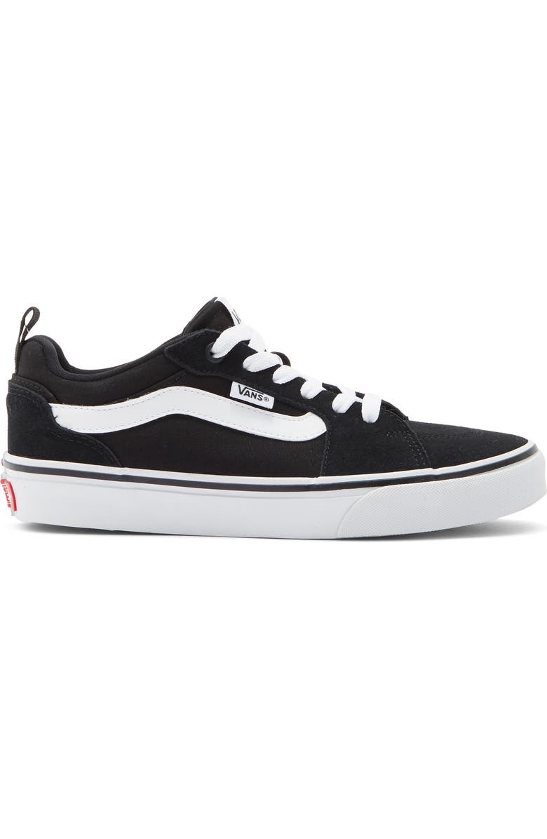 Vans Filmore Low Top Sneaker, Alternate, color, Suede/Canvas Black/White