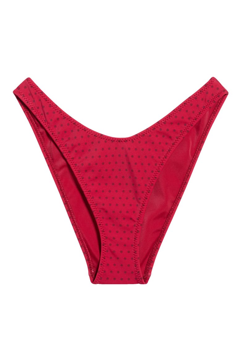 Eden High Cut Bikini Bottoms, Main, color, POLKA DOT
