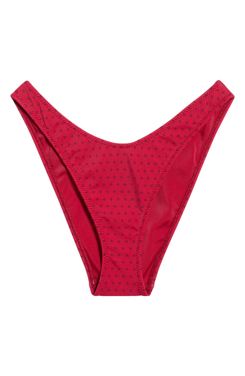 PacSun Eden High Cut Bikini Bottoms, Main, color, Polka Dot