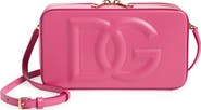 Dolce&Gabbana DG Logo Leather Camera Crossbody Bag