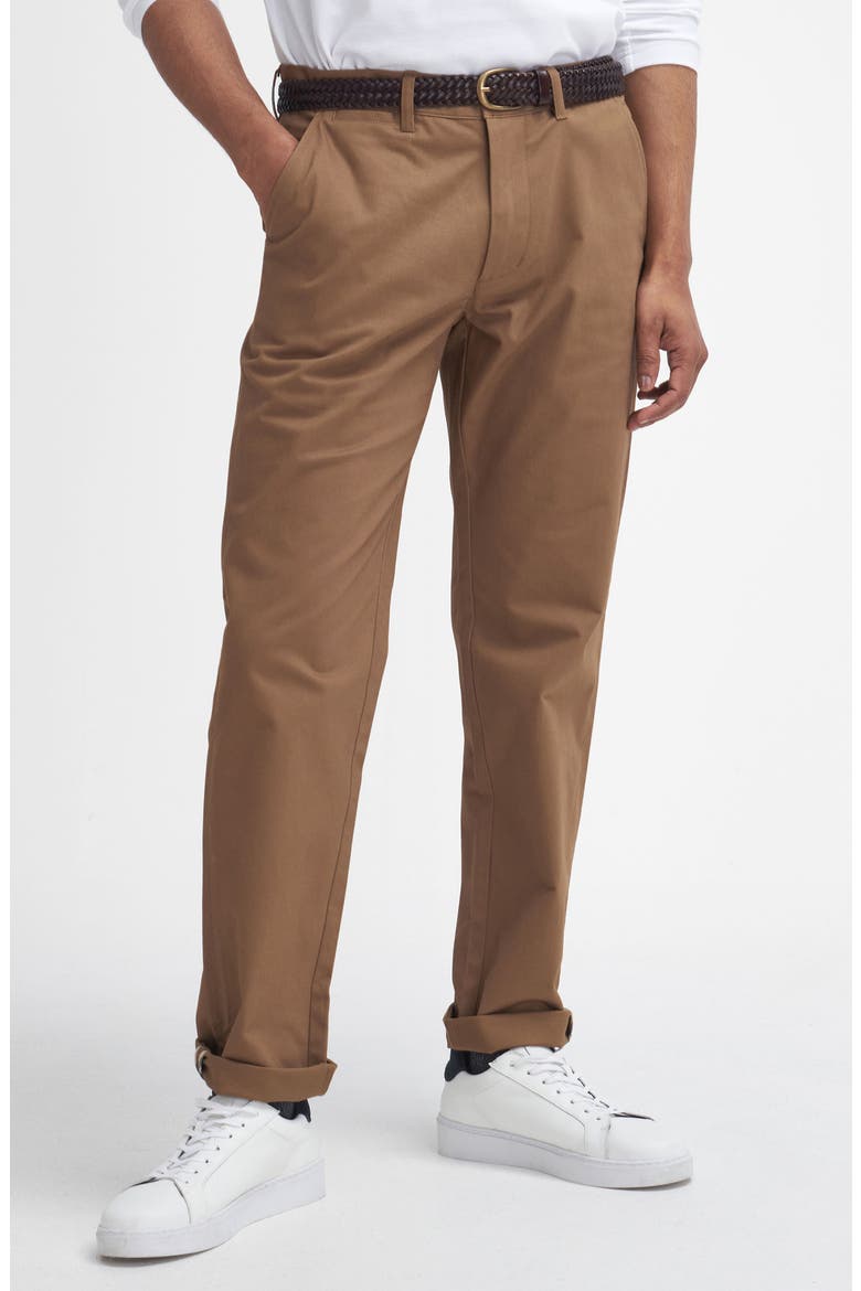 Sueded Sateen Tailored Trousers, Main, color, SANDSTONE