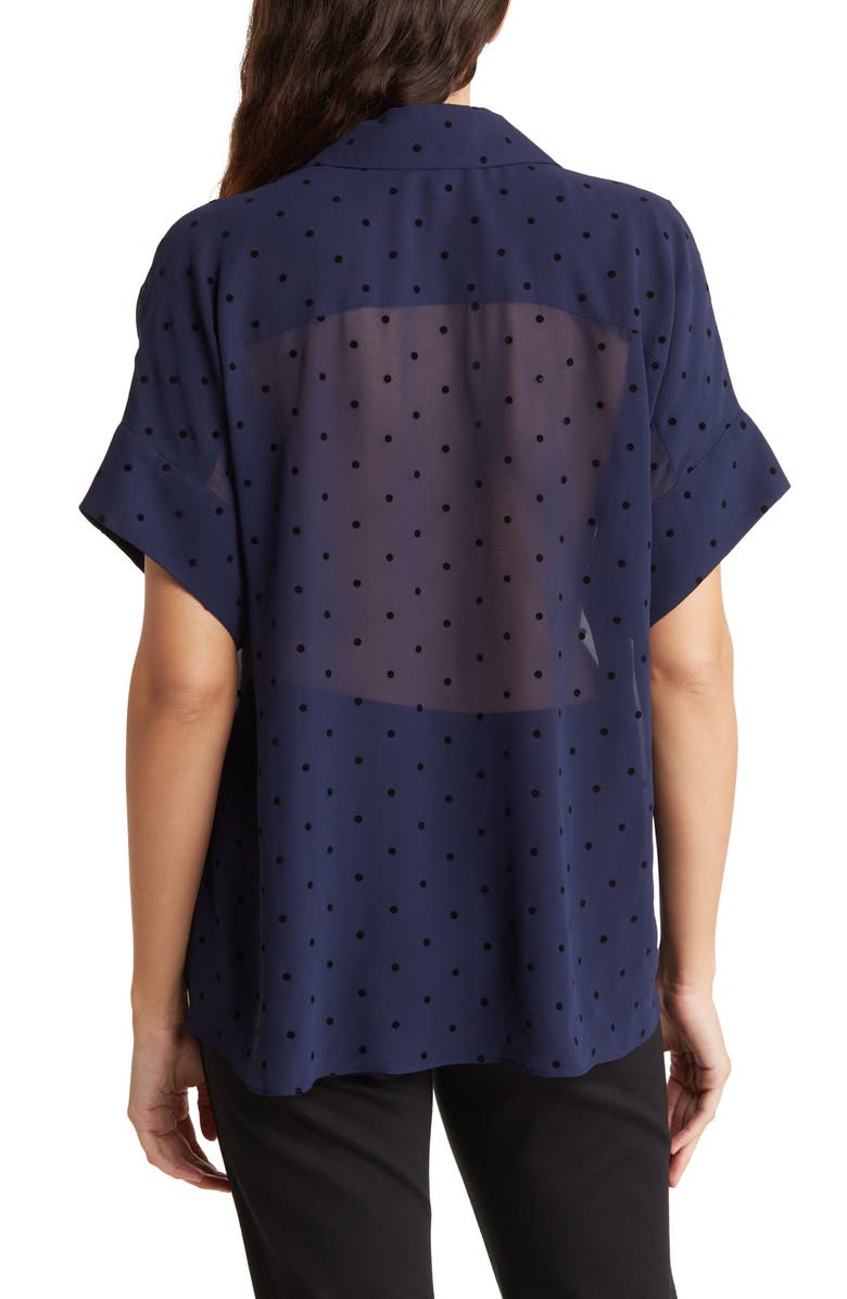 DR2 by Daniel Rainn Polka Dot Button-Up Shirt, Alternate, color, 