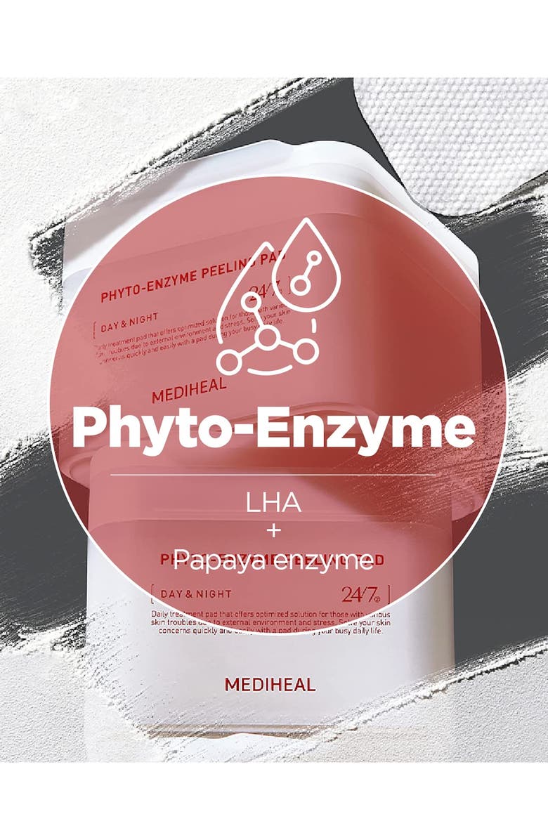 MEDIHEAL Phyto-Enzyme Peeling Pad, Alternate, color, White