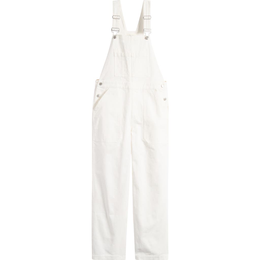 Alex Mill Lili Denim Overalls In White