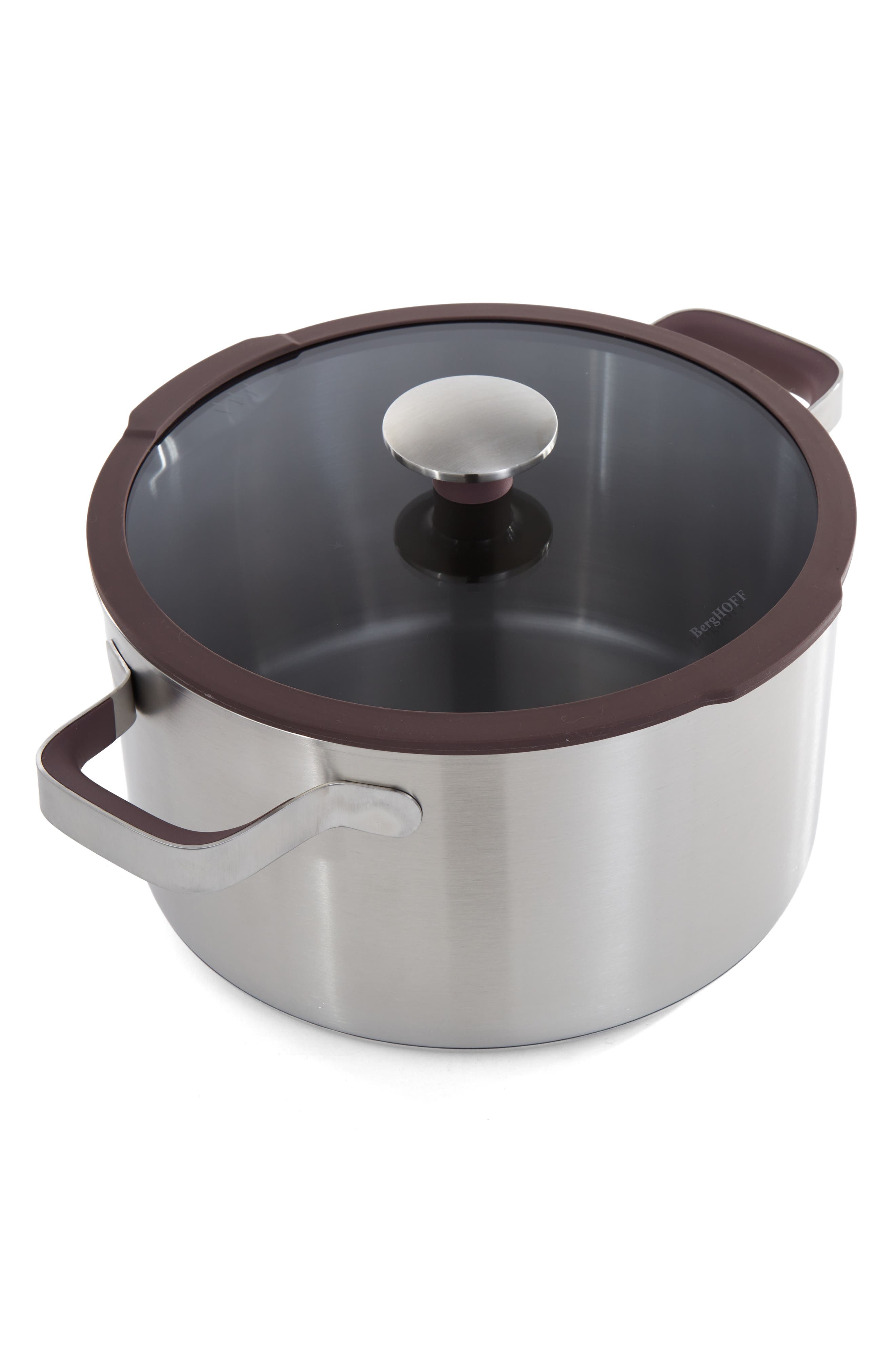 Elements Stainless Steel Saucepan with Glass Lid