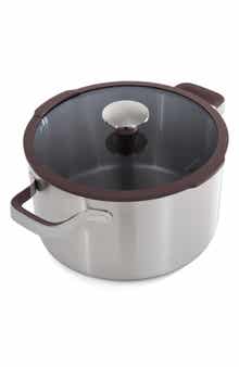 Elements Stainless Steel Saucepan with Glass Lid