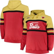Mitchell & Ness Men's Mitchell & Ness Red Chicago Bulls Big & Tall Hardwood Classics Head Coach Pullover Hoodie