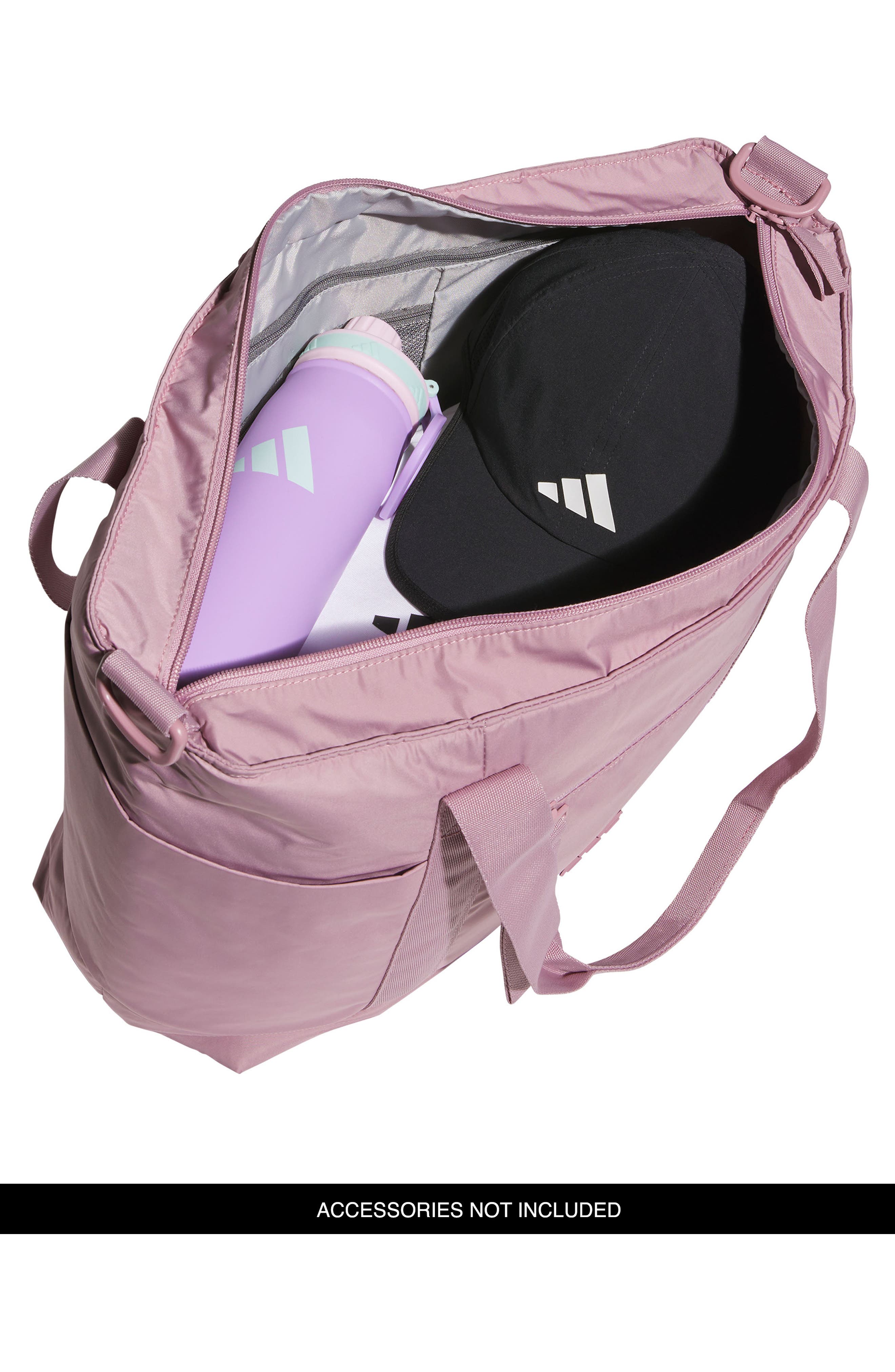 adidas All Me 3 Tote, Alternate, color, Magic Mauve Purple