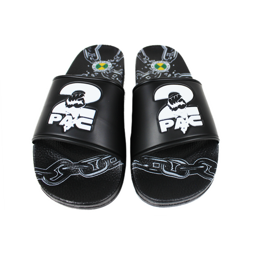 Cross Colours 2pac Chain Slides In Black