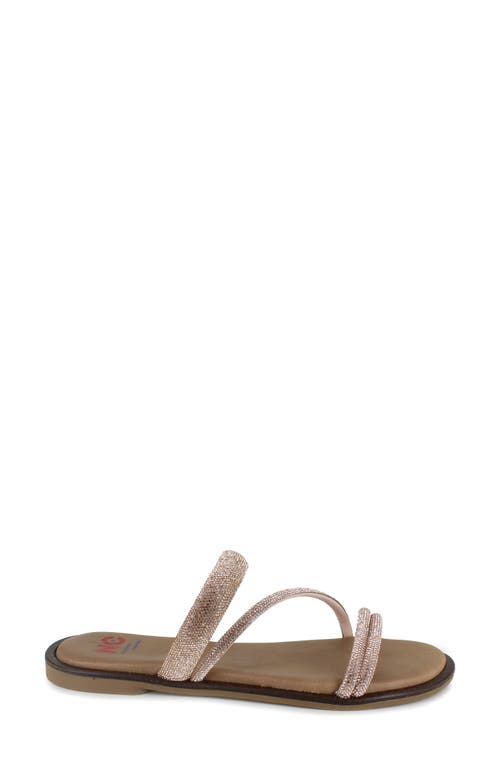 National Comfort Aranda Crystal Embellished Sandal In Rose Suede
