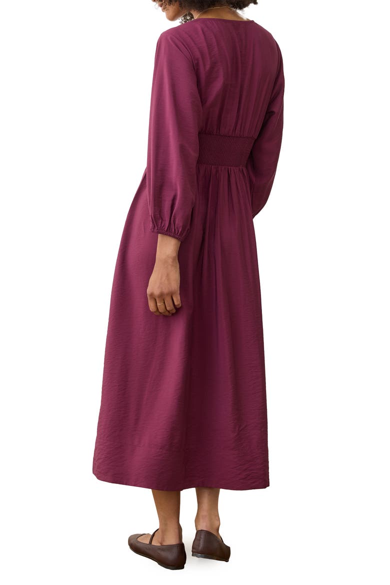 Daphne Long Sleeve Maxi Dress, Alternate, color, FIG