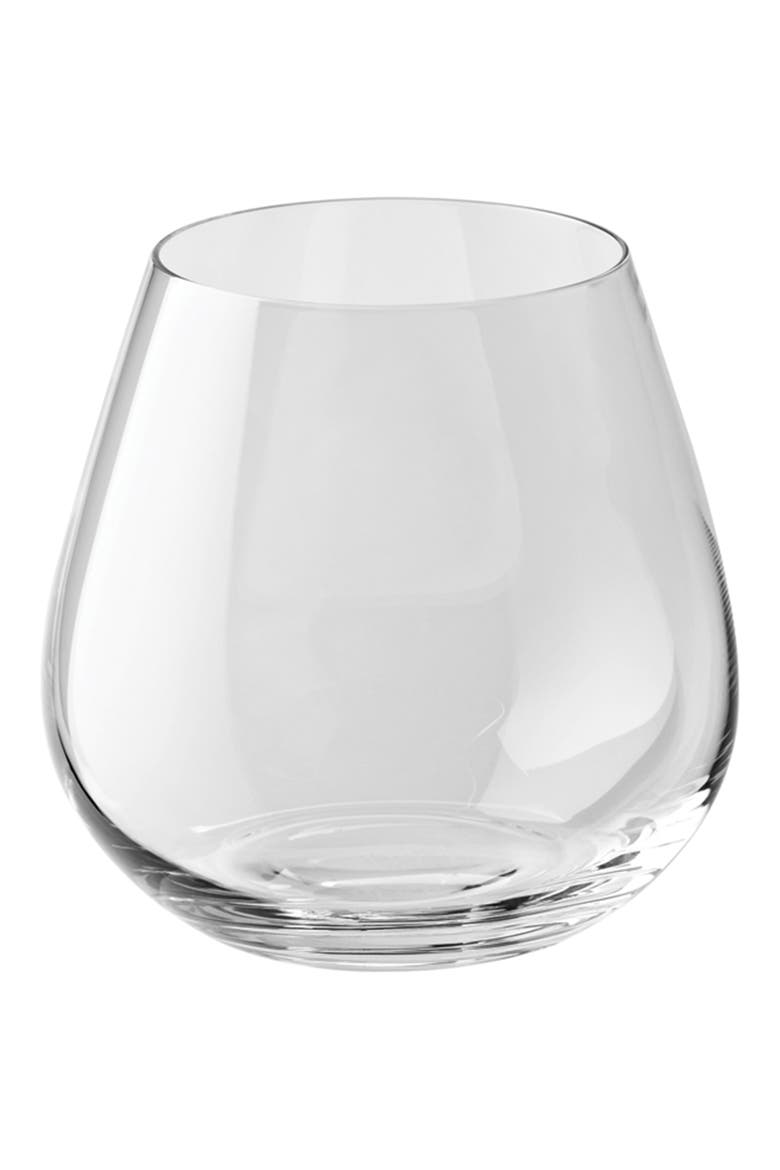 Prédicat Set of 6 Whiskey/Stemless Red Wine Glasses, Main, color, CLEAR