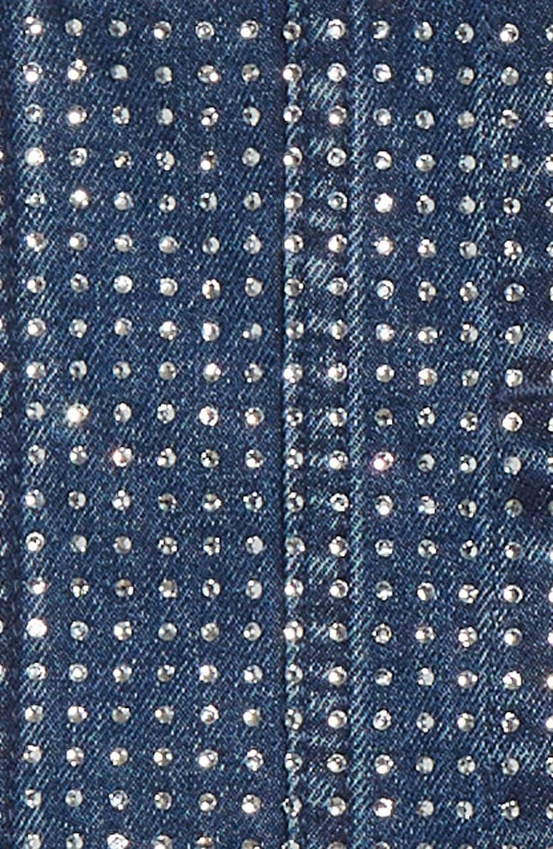 Veronica Beard Slate Embellished Dickey, Alternate, color, Bright Blue