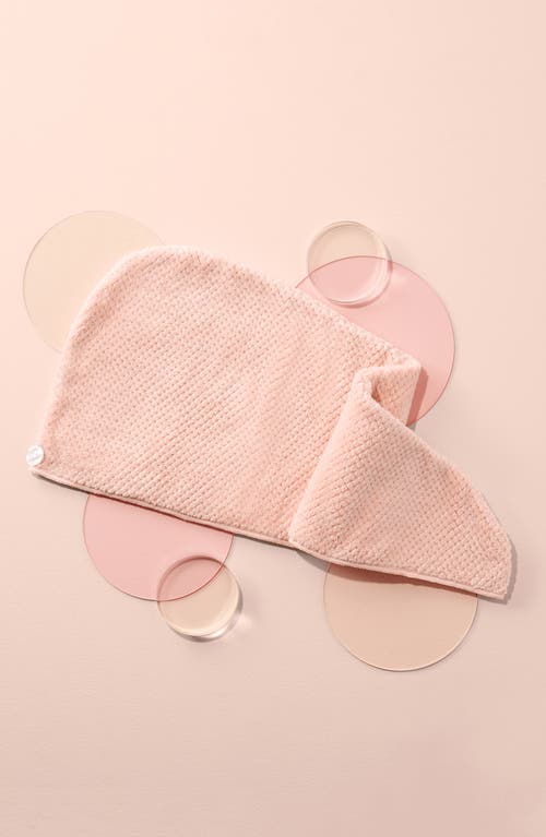 The Hair Edit Smooth & Dry Plush Microfiber Hair Wrap In Transparent