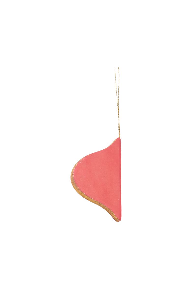 Honeycomb Paper Red Ornament, Alternate, color, Red