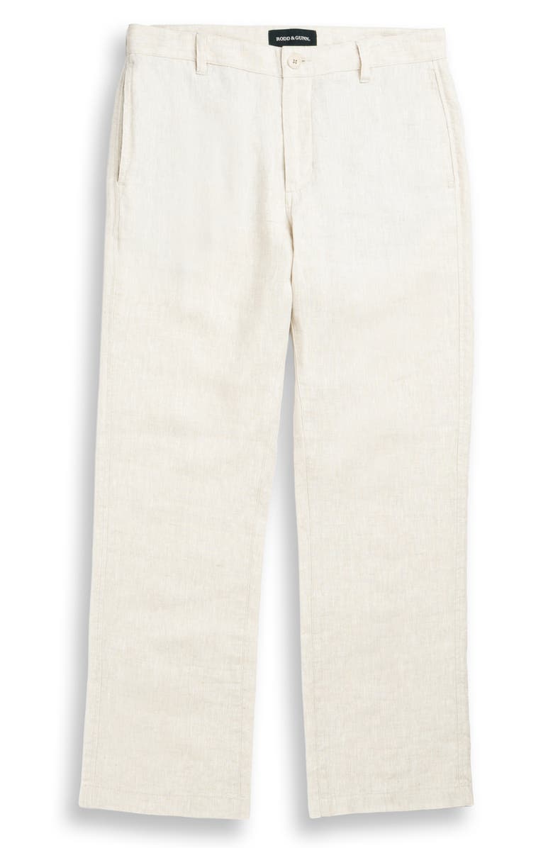 Rodd & Gunn Linen Resort Pants, Alternate, color, Oatmeal