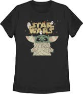 Star Wars: The Mandalorian Women's Star Wars The Mandalorian Halloween Grogu Mummy Graphic T-Shirt
