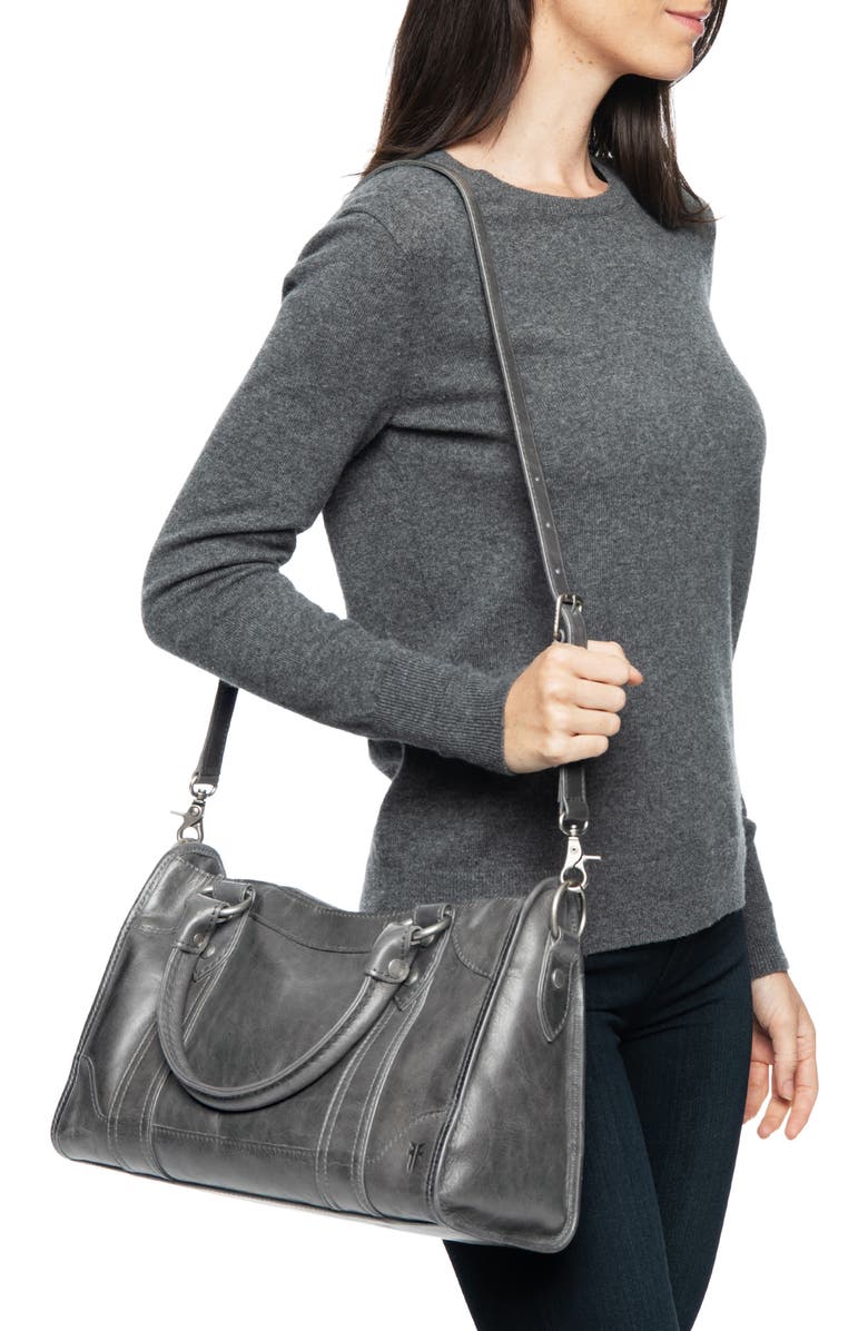 Frye 'Melissa' Washed Leather Satchel, Alternate, color,