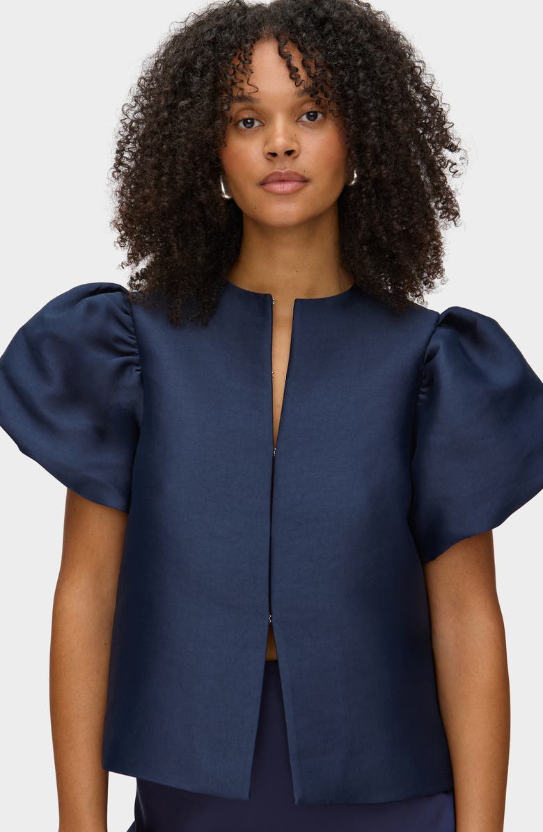 ALIGNE Jorja Puff Sleeve Top, Alternate, color, Midnight Blue